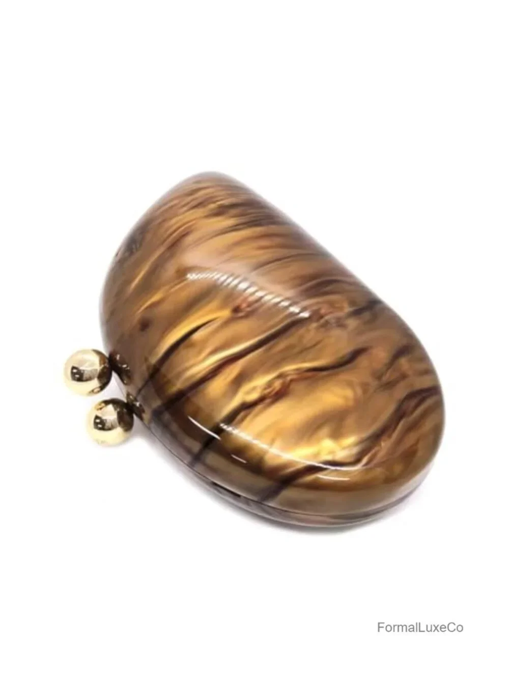 Acrylic Shell Shaped Clutch Evening Bag for Women Wedding Party Prom